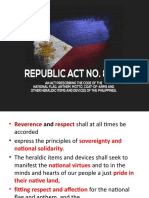 R.A 8491 Philippine Flag