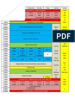 Updated Weekly Homeschool Schedule 