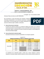 Comunicado 017 - Condiciones Matricula 2023