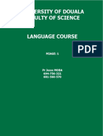 Miage 1 Language Course