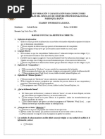 Examen de Informática Básica