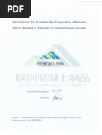 Calculation of The Joint Connection of RC Pile From XinChuang