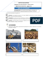 Educ. Tecnológica - Guia Sexto 2019 Proceso Productivo