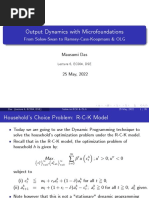 EC004 OutputDynamics - Microfoundation 2022 Lecture6