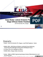 Case Study - Lateral Analysis Fixes MultiStage Boiler Pump