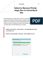 PRINTER - TIDAK BISA HAPUS PRINTER Failed To Remove Printer Driver Package Due To Currently in Use