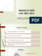 Resolución 1441 Del 2013