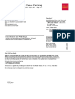 Wells Fargo Bank Statement PDF