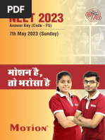 Neet Answer Key 2023 Code f5