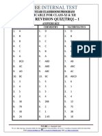 TRQ - 1 - Cty - Xii-X - Lot - PPS - CSHS - Mrkr-Answer Key