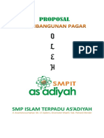 Proposal Pagar Sekolah Smpit As'adiyah