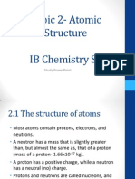 Topic 2 - Atomic Structure IB Chemistry SL