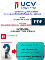 03-23-2023 115235 Am PPT SESION 01 ORGANIZACION SOCIAL - HOMBRE DERECHO Y SOCIEDAD