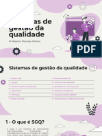 Sistemas de Gestão Da Qualidade