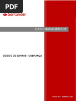 Layout de Código de Barras Santander Setembro 2021 v34