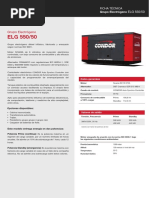 Ficha Técnica - Grupo Electrógeno 550 kVA