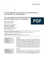 Artigo 15 A Especialidade de Protesebucomaxilofacial e