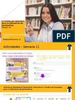 Semana 11 - Intervalos y Prueba de Hipótesis Dos Parametros (PDF - Io)