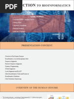 Introduction To Bioinformatics Presentation