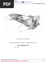 John Deere Cutting Platform Parts Catalog