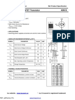 Isc N-Channel MOSFET Transistor 40N10: INCHANGE Semiconductor Product Specification