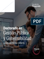 Doctorado en Gestión Pública y Gobernabilidad