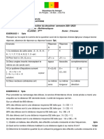 Composition Mathematiques Second Semestre Juin 2022 1