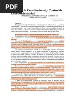 3 - Supremacía Constitucional y Control de