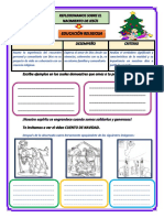 Religión - Miércoles 15 de Diciembre