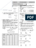 2do Grado - Expresiones Algebraicas I (Z)