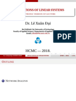 Application of System of Linear Equations 2018