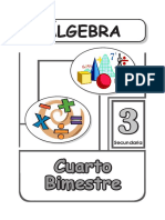 3ero - Algebra - 4to Bimestre