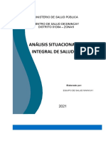 Análisis Situacional Integral de Salud