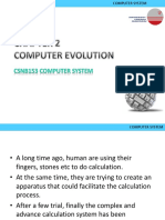 Evolution of Computers & Its Applications