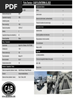 Ficha Técnica Cab Plataforma XL 2023