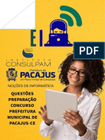 Questões Informática Prefeitura de Pacajus - Ce