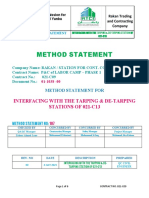 Method Statement For Interfacing With The Tarping & De-Tarping Station of 021-c13 Ver.00