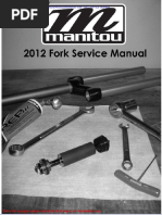 Manitou Fork 2012 Service Manual