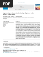 Impacts of Improved Agricultural Technology Adoption On Welfare I - 2023 - Heliy