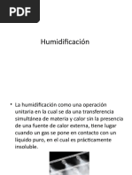 Humidificación