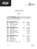 Segundo Periodo Académico de 2018: Código Asignatura O Actividad Académica Créditos Calificación