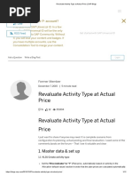 Revaluate Activity Type at Actual Price - SAP Blogs