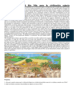 La Importancia Del Río Nilo para La Civilización Egipcia El Nilo Cumple Un Papel Definitivo para El Surgimiento de La Civilización Egipcia