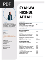 CV - Syahwa Husnul Afifah