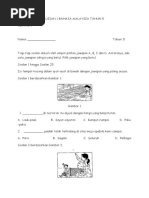 Ujian 1 Bahasa Malaysia Tahun 5 SJK