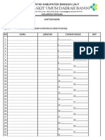 Daftar Hadir Rapat