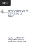 Mercadotecnia Servicios Salud