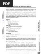 Acta Sesión Extraordinaria Del 27 de Junio de 2023