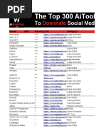 300 AI Tools For Digital Spartans