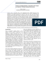 Ethnomethodological Inquiry On Keeping Students' Community in The Campus Organizations Amidst The Virtually-Facilitated Interactions